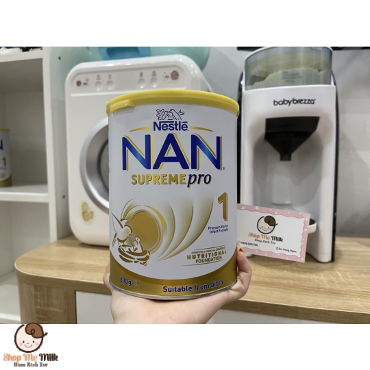 Sữa Nan supreme Pro Úc 800G Số 1 ( Cho bé 0month dị ứng đạm bò)