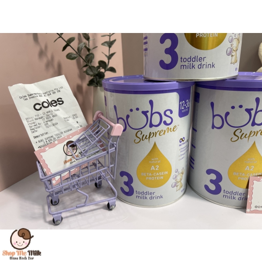 Sữa Bubs supreme Úc lon 800g Hàng Air