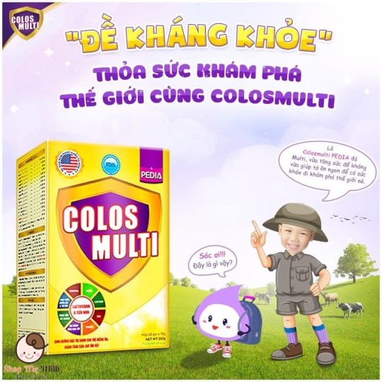 Sữa non Colosmulti Pedia nhập khẩu Mỹ cho bé từ 6 tháng - 36 tháng