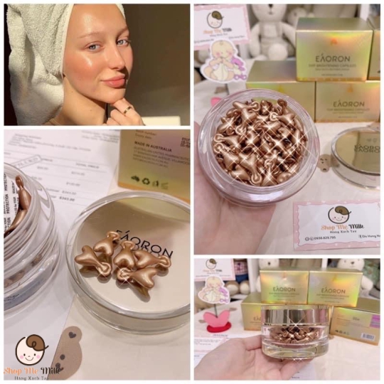 Serum collagen tươi Aeoron 108 viên của Úc ( Dưỡng trắng - chỗng lão hoá - thu nhỏ chân lông)
