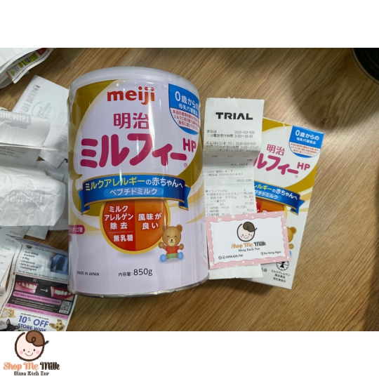 Sữa meiji HP Nhật 850G bé dị ứng đạm bò ( 0-12 tháng) Date 2026