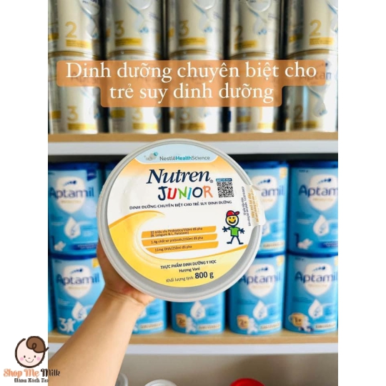 Sữa béo Clinutren Junior Thuỵ Sỹ 800G ( Bé từ 2 tuổi- 10 tuổi)