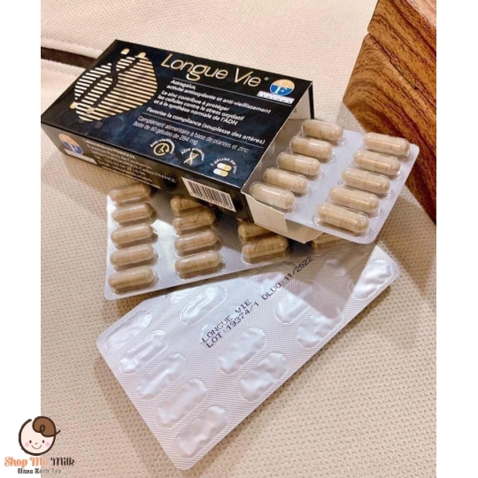 Viên uống tế bào gốc LONGUE VIE ADN thực vật của Pháp ( chống lão hoá, tăng sinh collagen cho da)