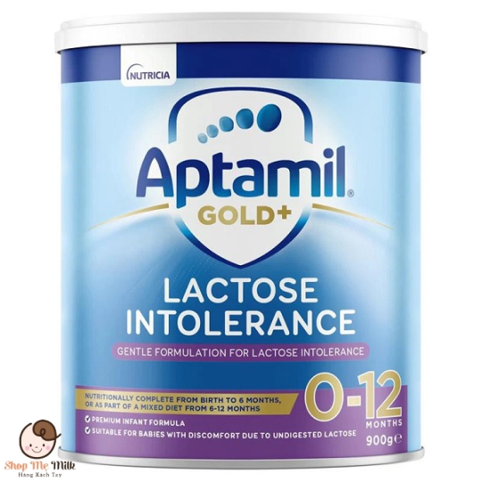 Sữa Aptamil Gold+ Lactose Intolerance (0-12 tháng) Cho trẻ bất dung nạp đường lactose