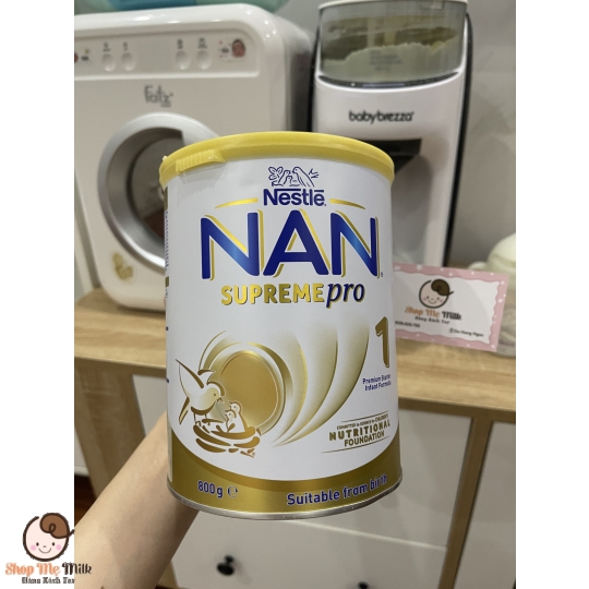 Sữa Nan supreme Pro Úc 800G Số 1 ( Cho bé 0month dị ứng đạm bò)