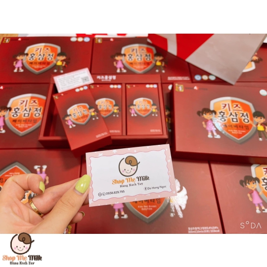 Nước Hồng Sâm Baby Sanga Hàn Quốc Hộp 30 gói ( 10ml) từ 18 tháng