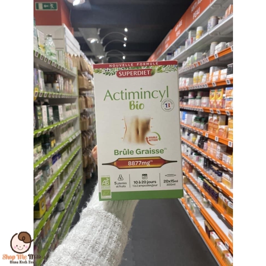 Đốt mỡ ACTIMINCYL BIO SUPERDIET hữu cơ của Pháp ( Giảm mỡ an toàn)