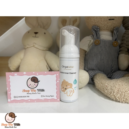 Bọt vệ sinh mông & vùng kín cho bé Orgabebe Size Mini 50ml Hàn Quốc