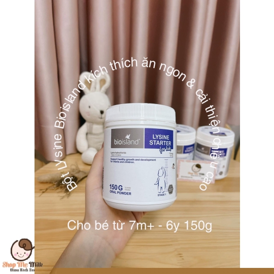 Bột Lysine tăng chiều cao của Úc 150g ( bé từ 7m+)