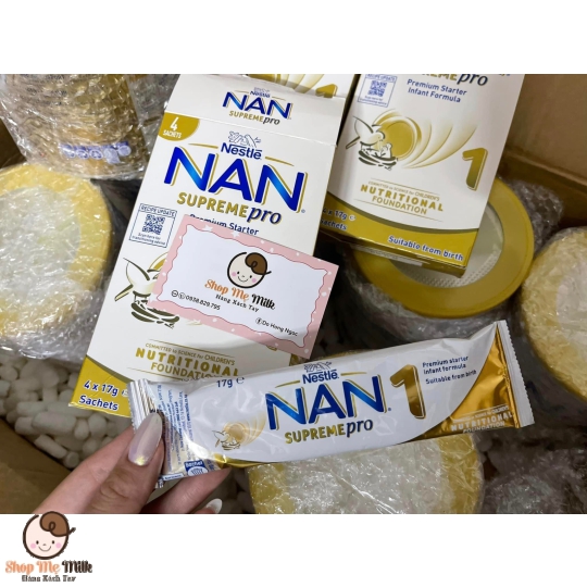 Sữa Nan supreme Pro Úc 800G Số 1 ( Cho bé 0month dị ứng đạm bò)