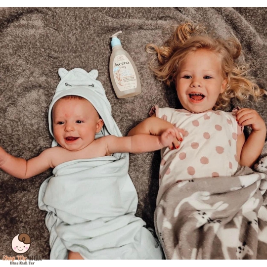 Sữa tắm gội Aveeno baby Úc 532ml từ sơ sinh ( cho da nhạy cảm, da viêm)