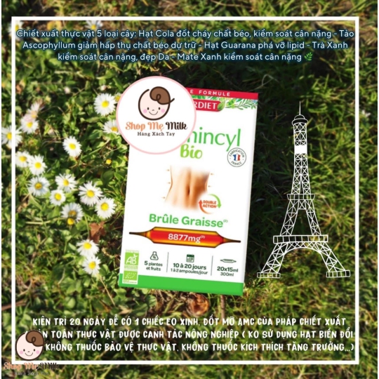 Đốt mỡ ACTIMINCYL BIO SUPERDIET hữu cơ của Pháp ( Giảm mỡ an toàn)