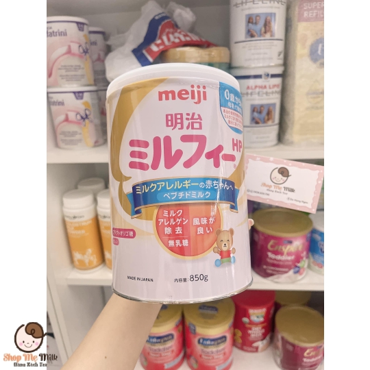 Sữa meiji HP Nhật 850G bé dị ứng đạm bò ( 0-12 tháng) Date 2026
