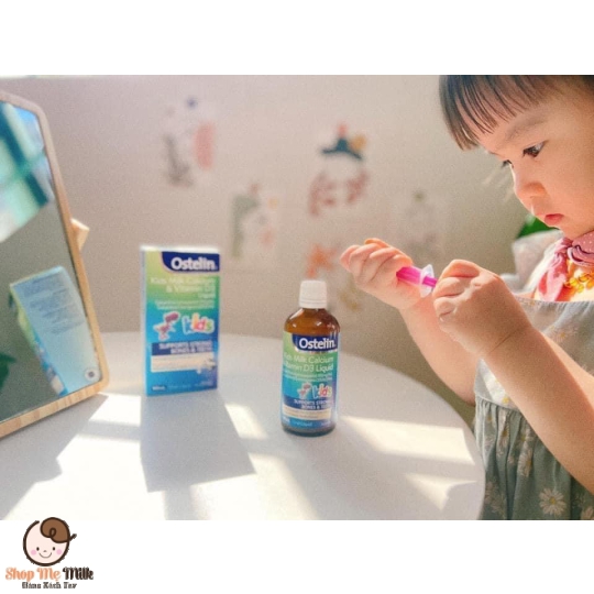 Canxi & Vitamin D3 Ostelin dạng sữa 90ml ( bé từ 7m+)