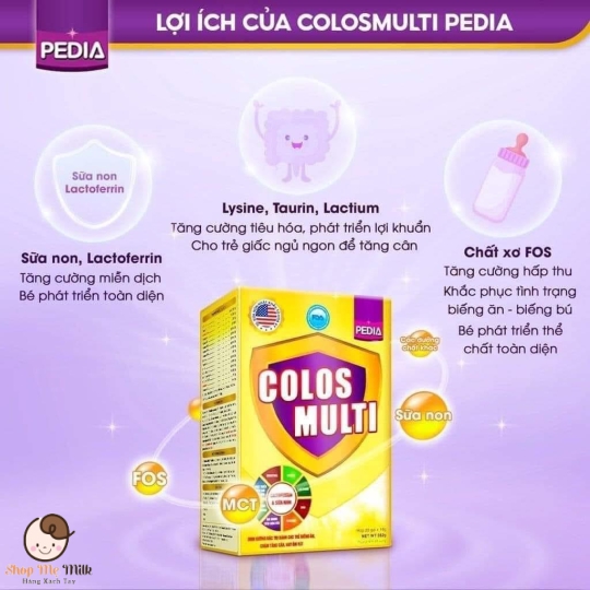 Sữa non Colosmulti Pedia nhập khẩu Mỹ cho bé từ 6 tháng - 36 tháng