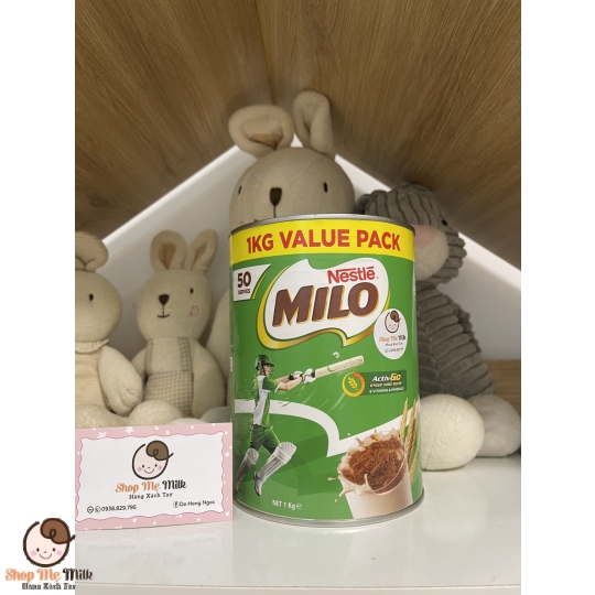 Bột Milo Úc Hộp 1Kg ( Tăng cao cho bé từ 2 tuổi - béo ngậy kết hợp cùng A2)