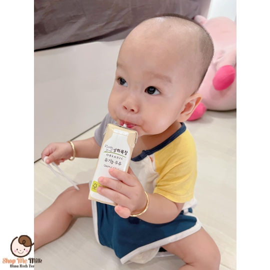 Sữa Sangha Meail Organic - Sữa tươi hữu cơ Hàn Quốc vị nguyên chất Thùng 24 hộp 125ml