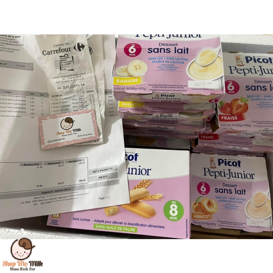 Bánh Quy Mềm Picot Pháp cho bé dị ứng đạm bò ( vị lúa mạch)