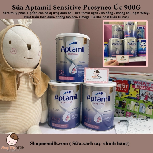 Sữa Aptamil Sensitive Toddler 12+ Úc 900G ( từ 1 tuổi)