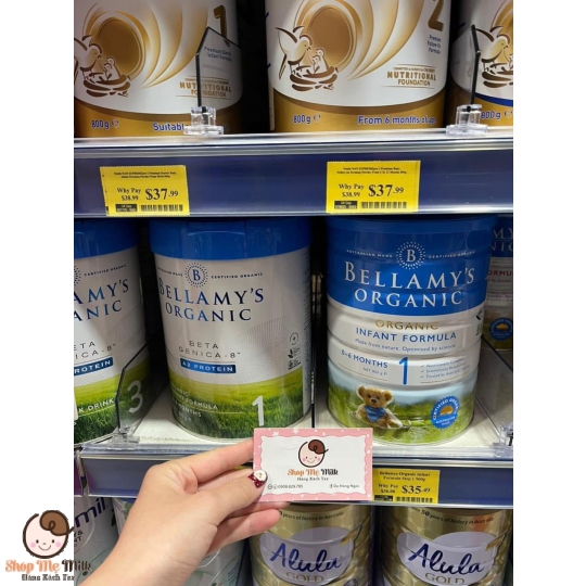 Sữa Bellamy's Organic A2 Protein Úc - dòng sữa hữu cơ 800G 