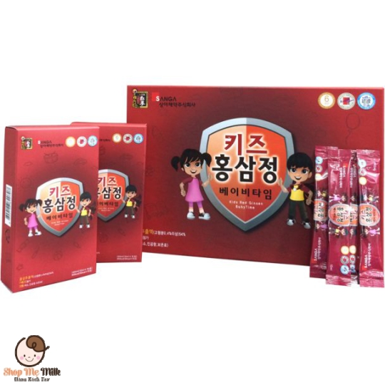 Nước Hồng Sâm Baby Sanga Hàn Quốc Hộp 30 gói ( 10ml) từ 18 tháng