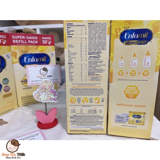 Sữa Enfamil NeuroPro Mỹ Hộp Giấy 890g - Hàng Air