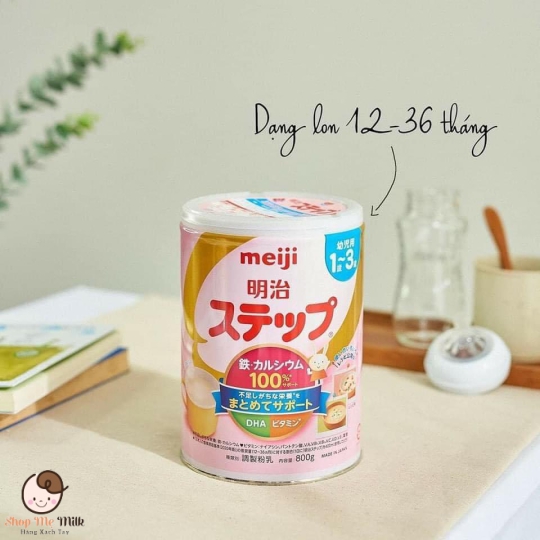 Sữa Meiji Nhật nội địa cho trẻ 1-3 tuổi lon 800g