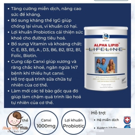 Sữa non alpha lipid nội địa Úc 450G ( Lon Full chữ tiếng anh xách tay)