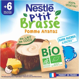 SỮA CHUA THUẦN CHAY NESTLE BIO - VỊ TÁO DỨA (60G) - 6 MONTH+